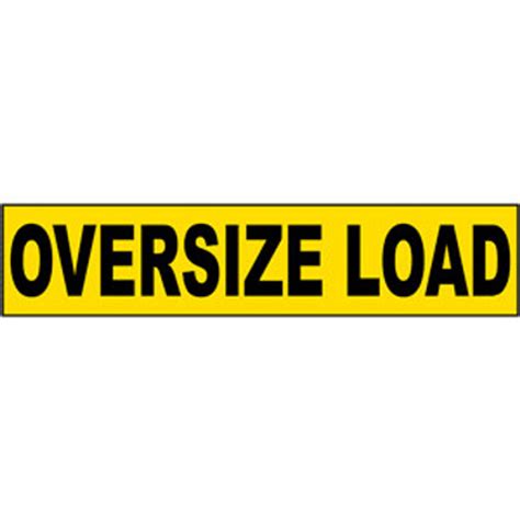 oversize load sign requirements